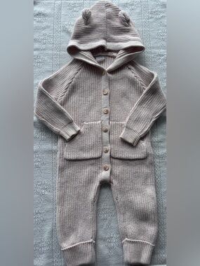 Jamie Kay Knit One Piece 1Y | Blush Pink | Cotton